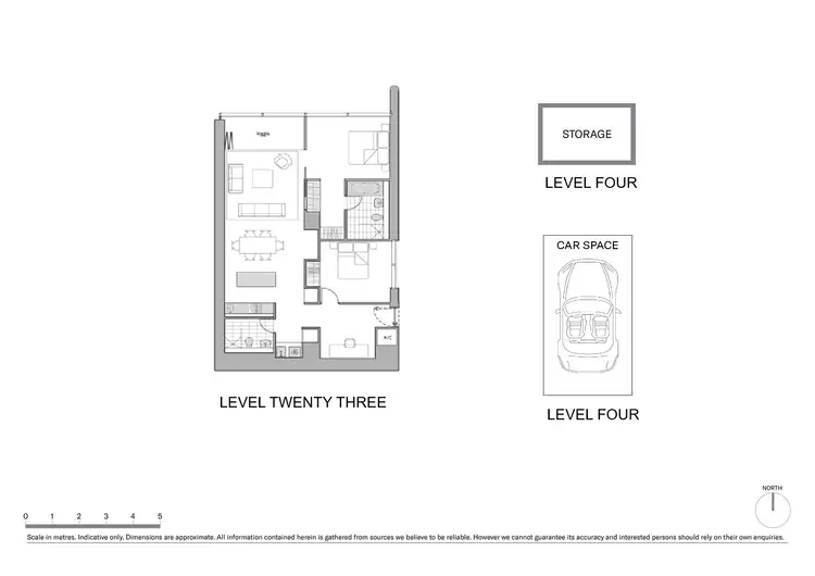 Floorplan of Homely apartment listing, 2303/101 Bathurst Street, Sydney NSW 2000