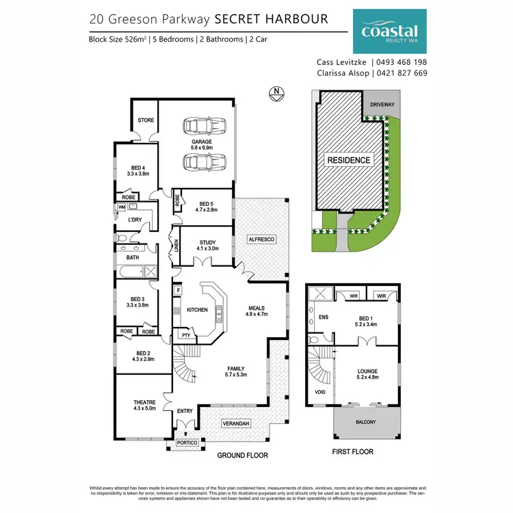 Floorplan of Homely house listing, 20 Greeson Parkway, Secret Harbour WA 6173