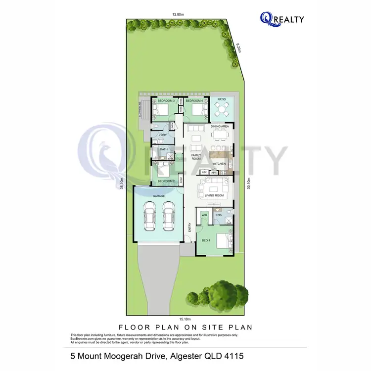 Floorplan of Homely house listing, 5 Mt Moogerah Drive, Algester QLD 4115