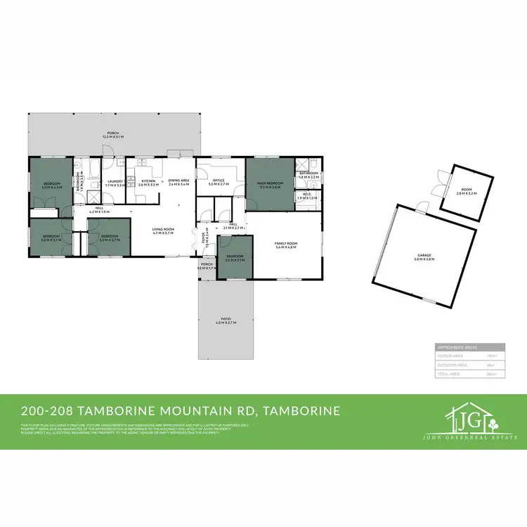 Floorplan of Homely rural property listing, 200-208 Tamborine Mountain Road, Tamborine QLD 4270