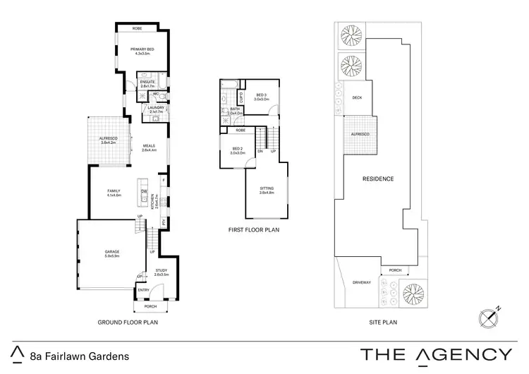 Floorplan of Homely townhouse listing, 8A Fairlawn Gardens, Heathridge WA 6027