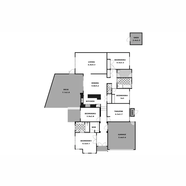 Floorplan of Homely house listing, 5 Langshan Street, Spring Farm NSW 2570
