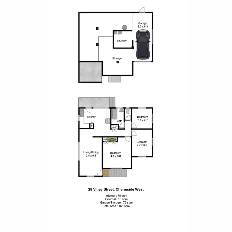 Floorplan of Homely house listing, 28 Viney Street, Chermside West QLD 4032