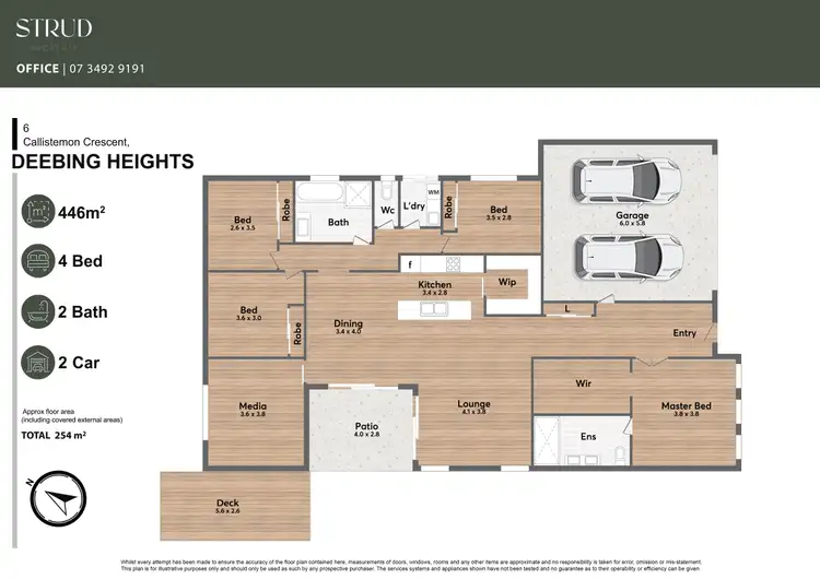 Floorplan of Homely house listing, 6 Callistemon Crescent, Deebing Heights QLD 4306