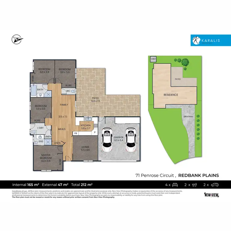 Floorplan of Homely house listing, 71 Penrose Circuit, Redbank Plains QLD 4301