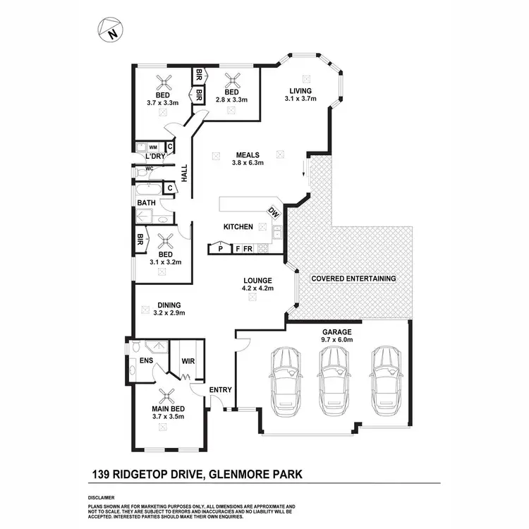 Floorplan of Homely house listing, 139 Ridgetop Drive, Glenmore Park NSW 2745