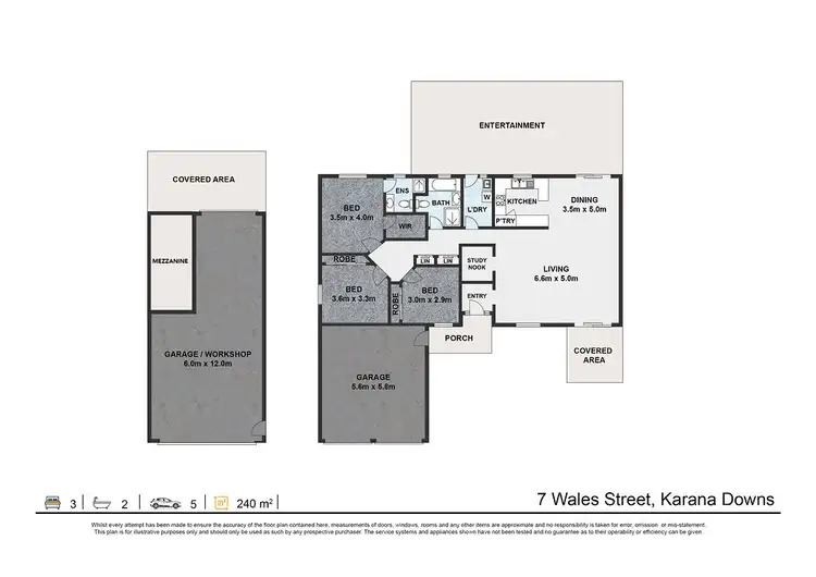 Floorplan of Homely house listing, 7 Wales Street, Karana Downs QLD 4306