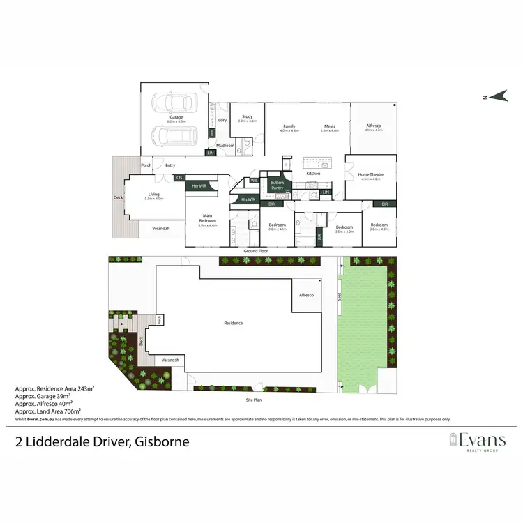 Floorplan of Homely house listing, 2 Lidderdale Drive, Gisborne VIC 3437