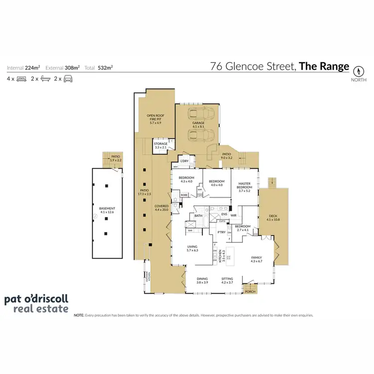 Floorplan of Homely house listing, 76 Glencoe Street, The Range QLD 4700