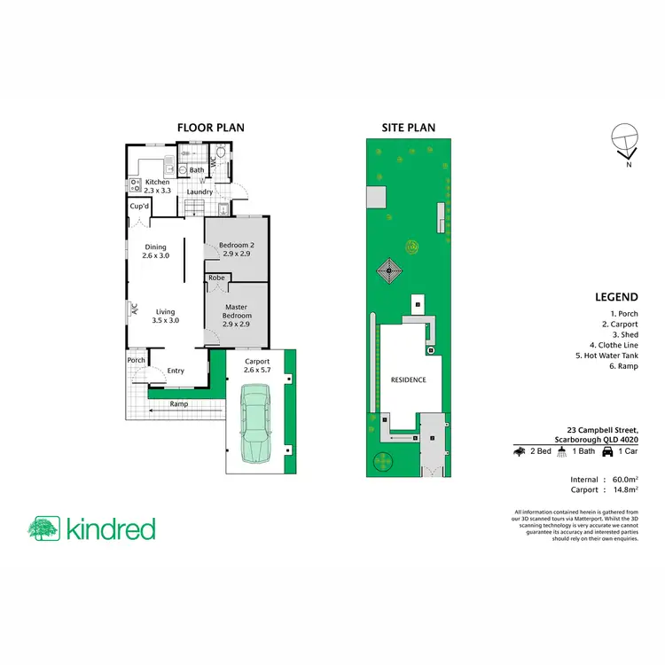 Floorplan of Homely house listing, 23 Campbell Street, Scarborough QLD 4020