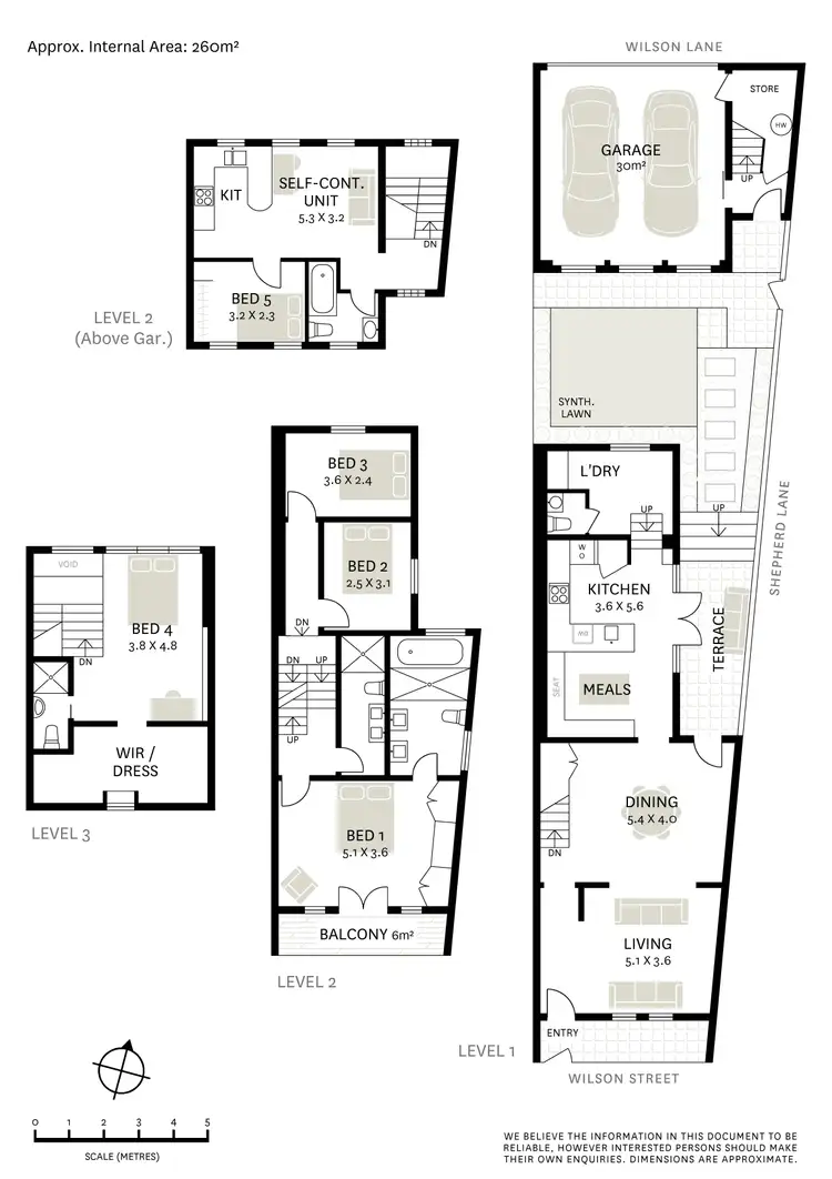 Floorplan of Homely terrace listing, 512 Wilson Street, Darlington NSW 2008