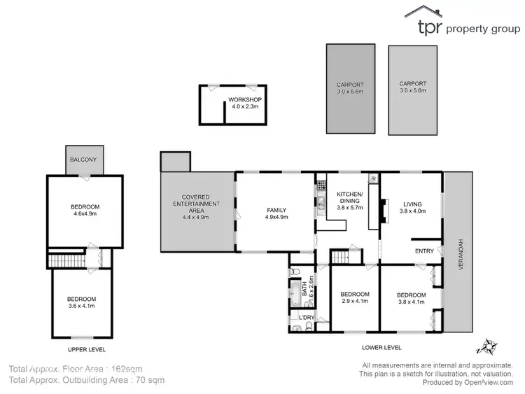 Floorplan of Homely house listing, 50 Harrisons Road, Cradoc TAS 7109