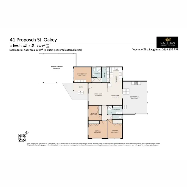 Floorplan of Homely house listing, 41 Proposch Street, Oakey QLD 4401