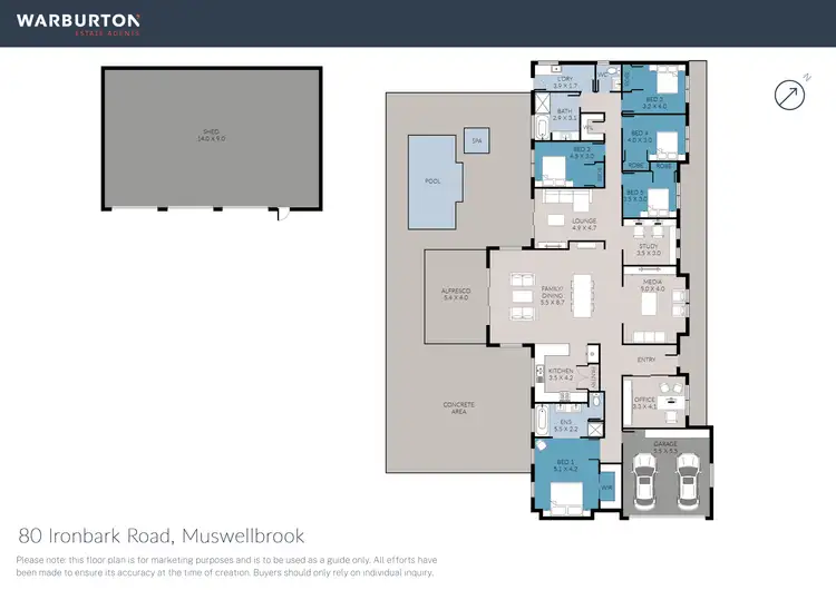 Floorplan of Homely house listing, 80 Ironbark Road, Muswellbrook NSW 2333