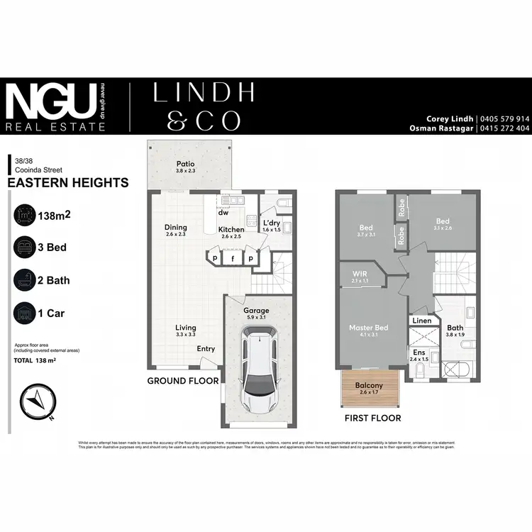 Floorplan of Homely unit listing, 38/38 Cooinda Street, Eastern Heights QLD 4305