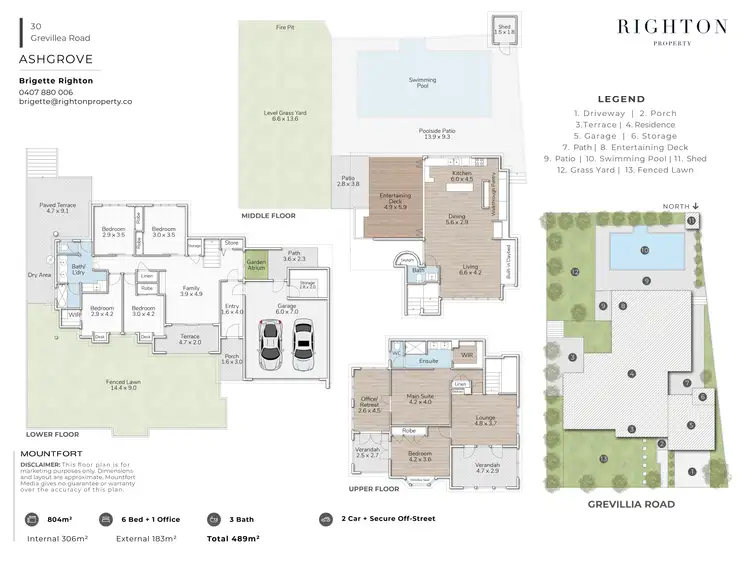 Floorplan of Homely house listing, 30 Grevillea Road, Ashgrove QLD 4060
