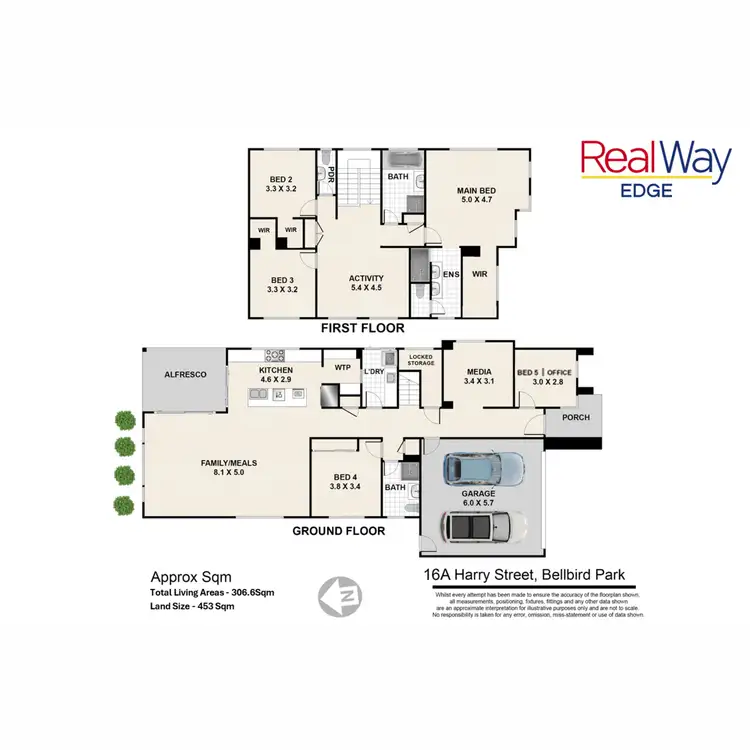 Floorplan of Homely house listing, 16A Harry Street, Bellbird Park QLD 4300