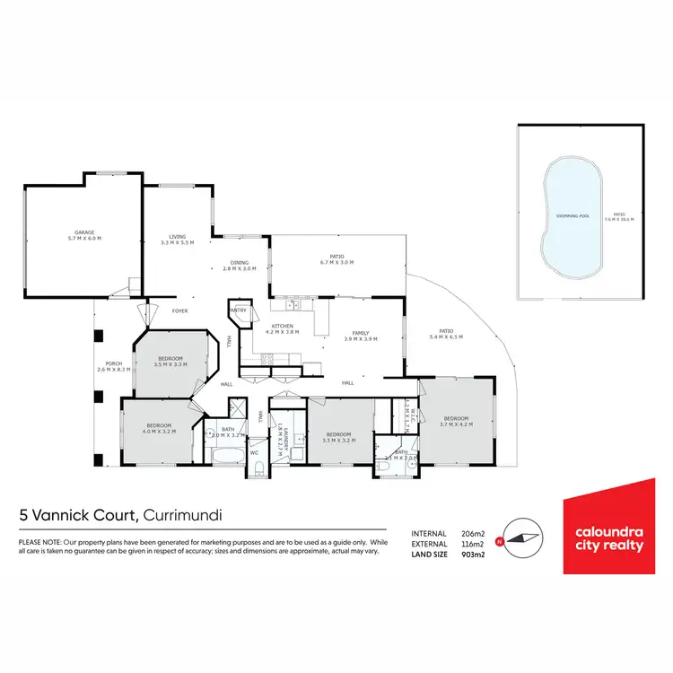 Floorplan of Homely house listing, 5 Vannick Court, Currimundi QLD 4551