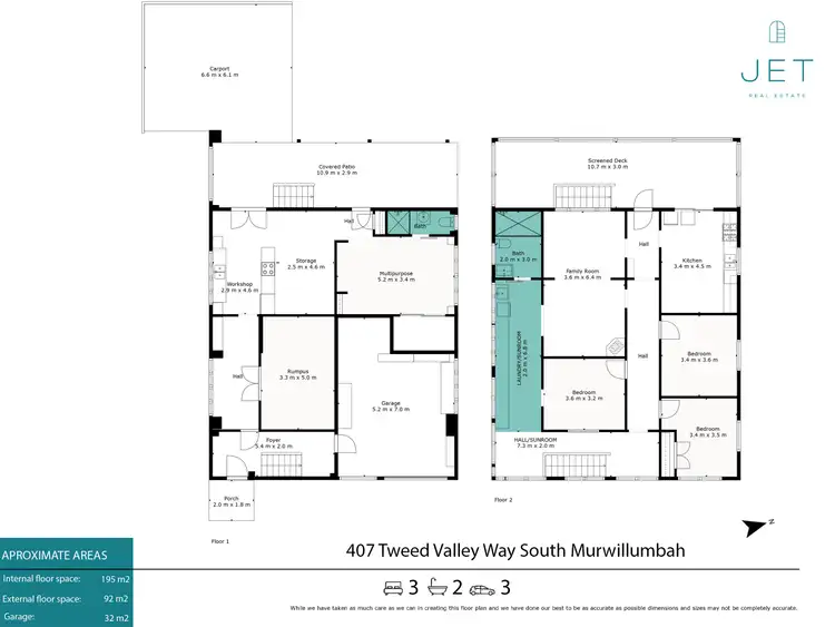 Floorplan of Homely house listing, 407 Tweed Valley Way, South Murwillumbah NSW 2484