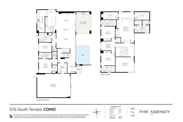 Floorplan of Homely house listing, 57A South Terrace, Como WA 6152