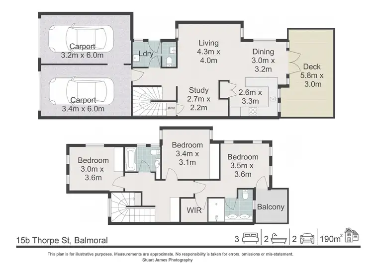 Floorplan of Homely townhouse listing, 15b Thorpe Street, Balmoral QLD 4171