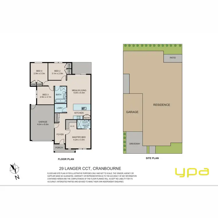 Floorplan of Homely house listing, 29 Langer Circuit, Cranbourne VIC 3977