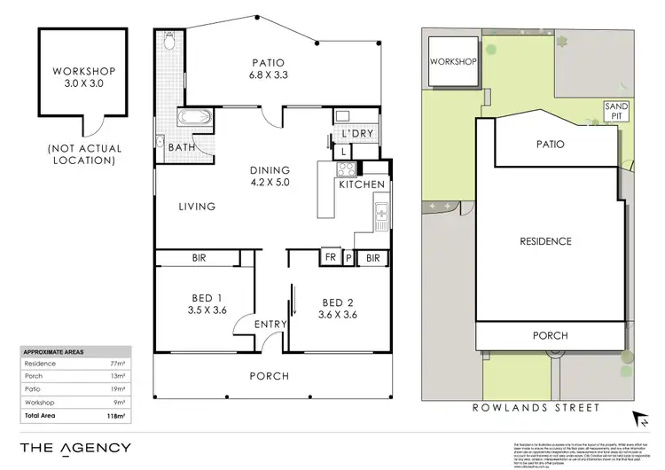 Floorplan of Homely house listing, 1 Rowlands Street, Maylands WA 6051
