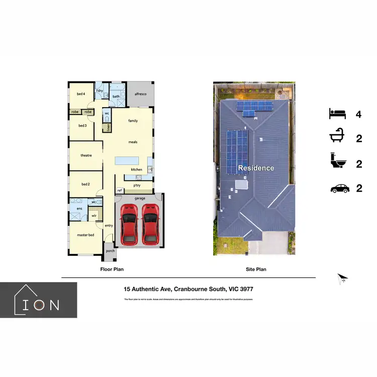 Floorplan of Homely house listing, 15 Authentic Avenue, Cranbourne South VIC 3977