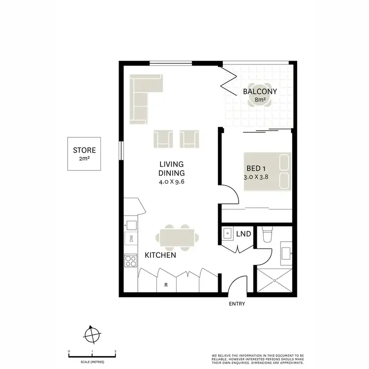 Floorplan of Homely apartment listing, 424/18 Huntley Street, Alexandria NSW 2015