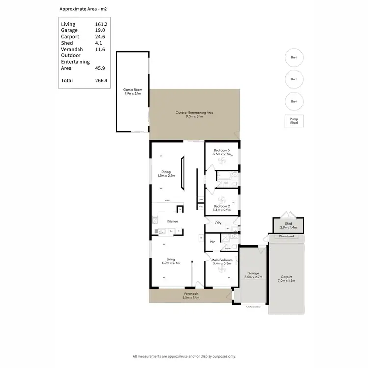 Floorplan of Homely house listing, 55 Katherine Drive, Normanville SA 5204