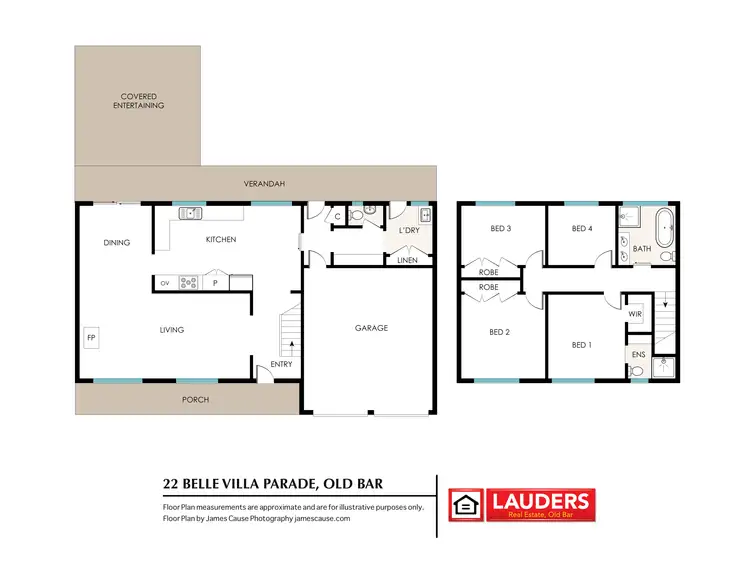 Floorplan of Homely house listing, 22 Belle Villa Parade, Old Bar NSW 2430