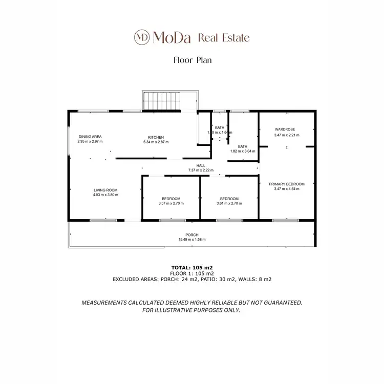Floorplan of Homely house listing, 24 Bel Air Avenue, Belvedere QLD 4860