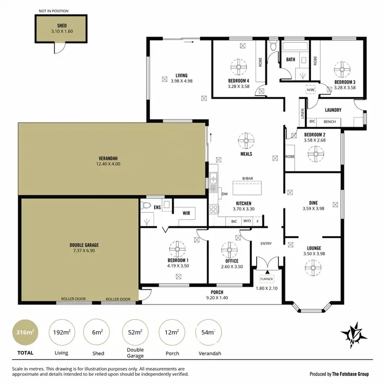 Floorplan of Homely house listing, 6 Herbert Court, Golden Grove SA 5125