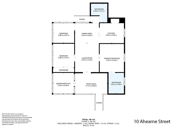Floorplan of Homely house listing, 10 Ahearne Street, Hermit Park QLD 4812