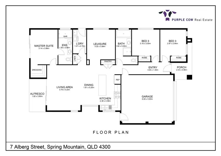 Floorplan of Homely house listing, 7 Alberg Street, Spring Mountain QLD 4300
