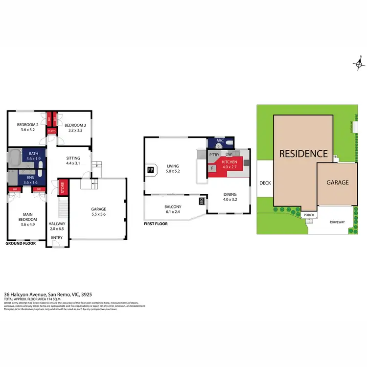 Floorplan of Homely house listing, 36 Halcyon Avenue, San Remo VIC 3925