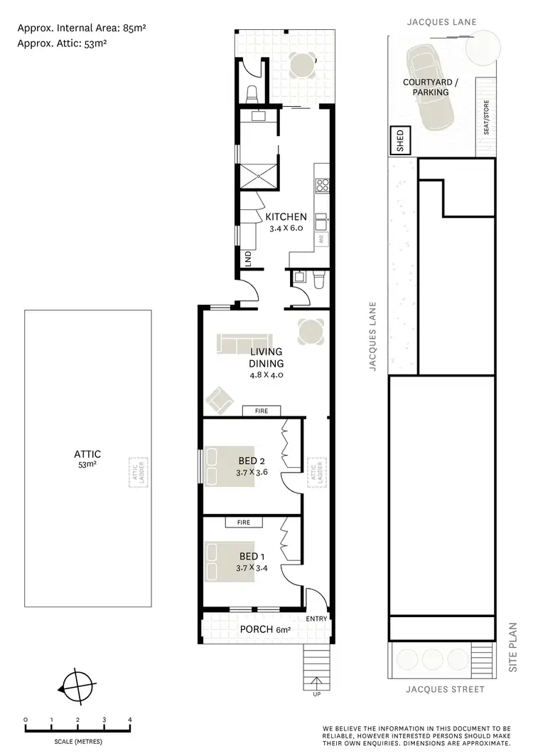Floorplan of Homely house listing, 2 Jacques Street, Balmain NSW 2041