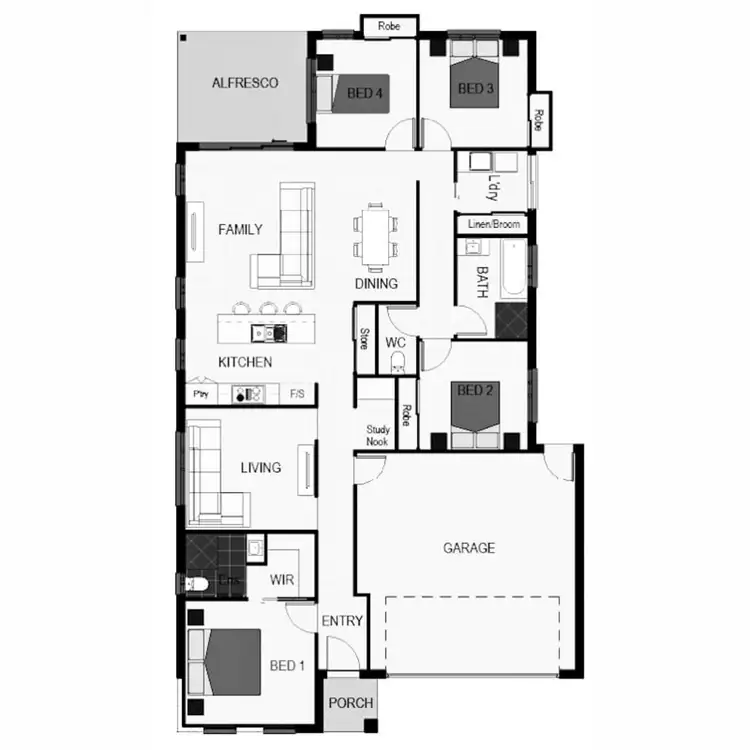 Floorplan of Homely house listing, Address available on request