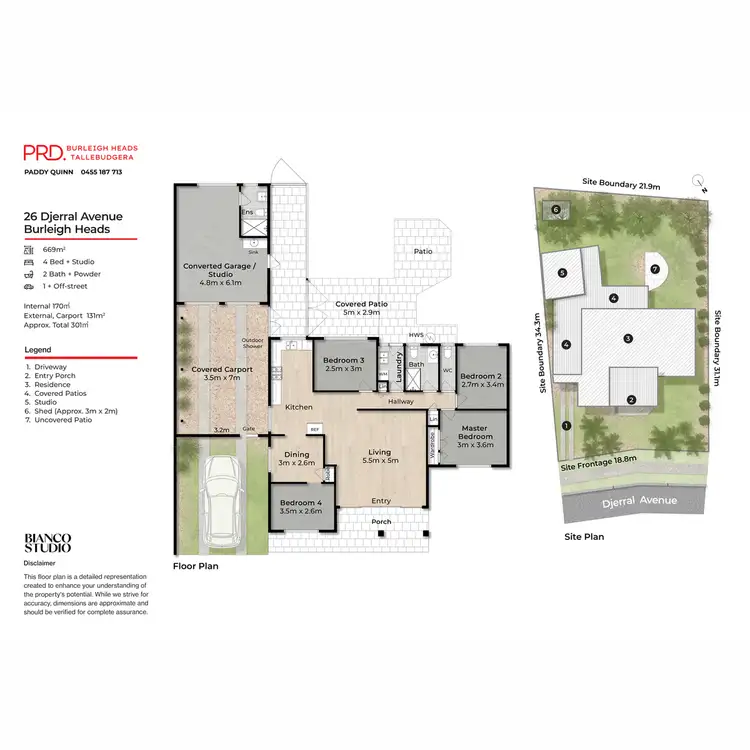 Floorplan of Homely house listing, 26 Djerral Avenue, Burleigh Heads QLD 4220