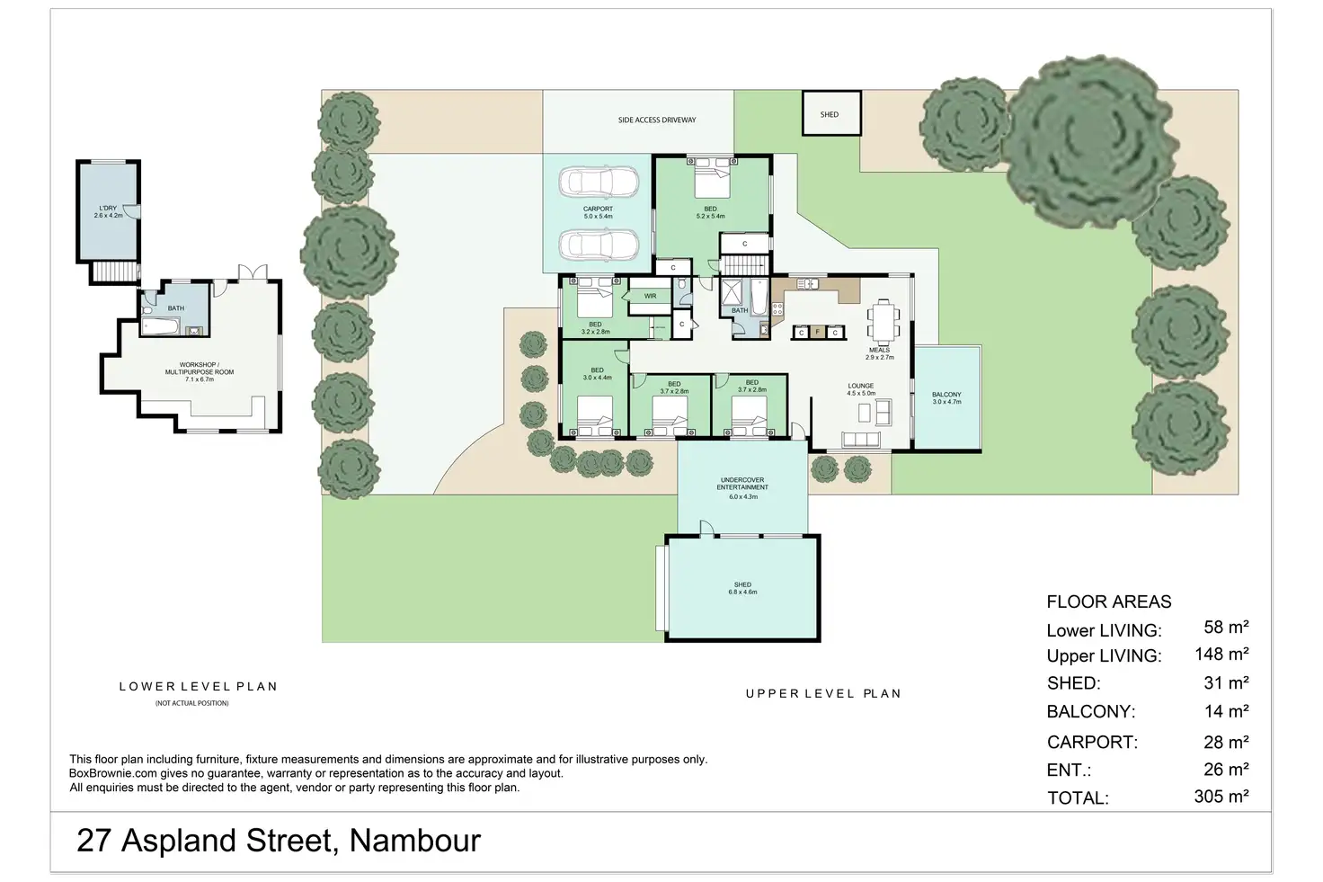 Floorplan of Homely house listing, 27 Aspland Street, Nambour QLD 4560
