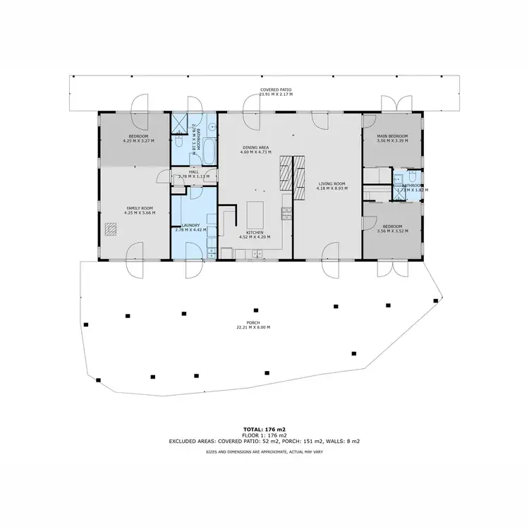 Floorplan of Homely rural property listing, 354 Cemetery Road, Eldorado VIC 3746