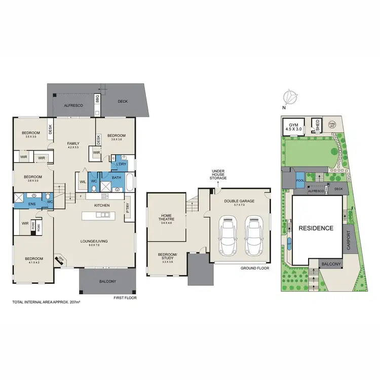 Floorplan of Homely house listing, 36 Pandanus Circuit, Bolwarra NSW 2320