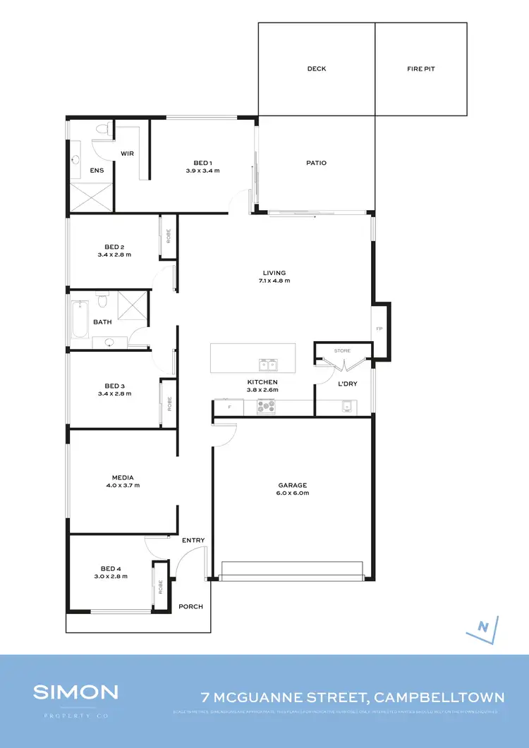 Floorplan of Homely house listing, 7 McGuanne Street, Campbelltown NSW 2560