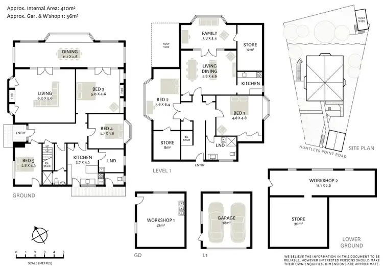 Floorplan of Homely house listing, 55 Huntleys Point Road, Huntleys Point NSW 2111