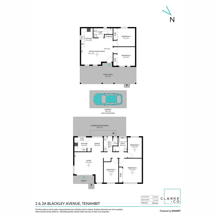 Floorplan of Homely house listing, 2 & 2a Blackley Avenue, Tenambit NSW 2323
