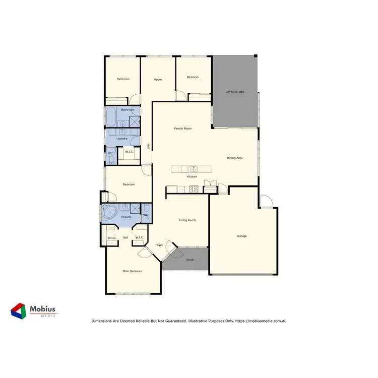 Floorplan of Homely house listing, 4 Adriana Way, Halls Head WA 6210