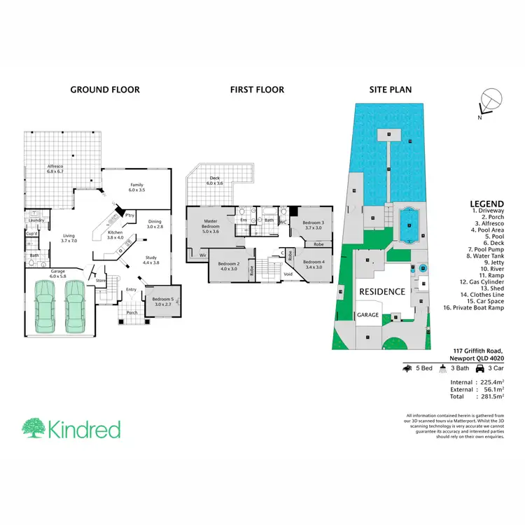 Floorplan of Homely house listing, 117 Griffith Road, Newport QLD 4020
