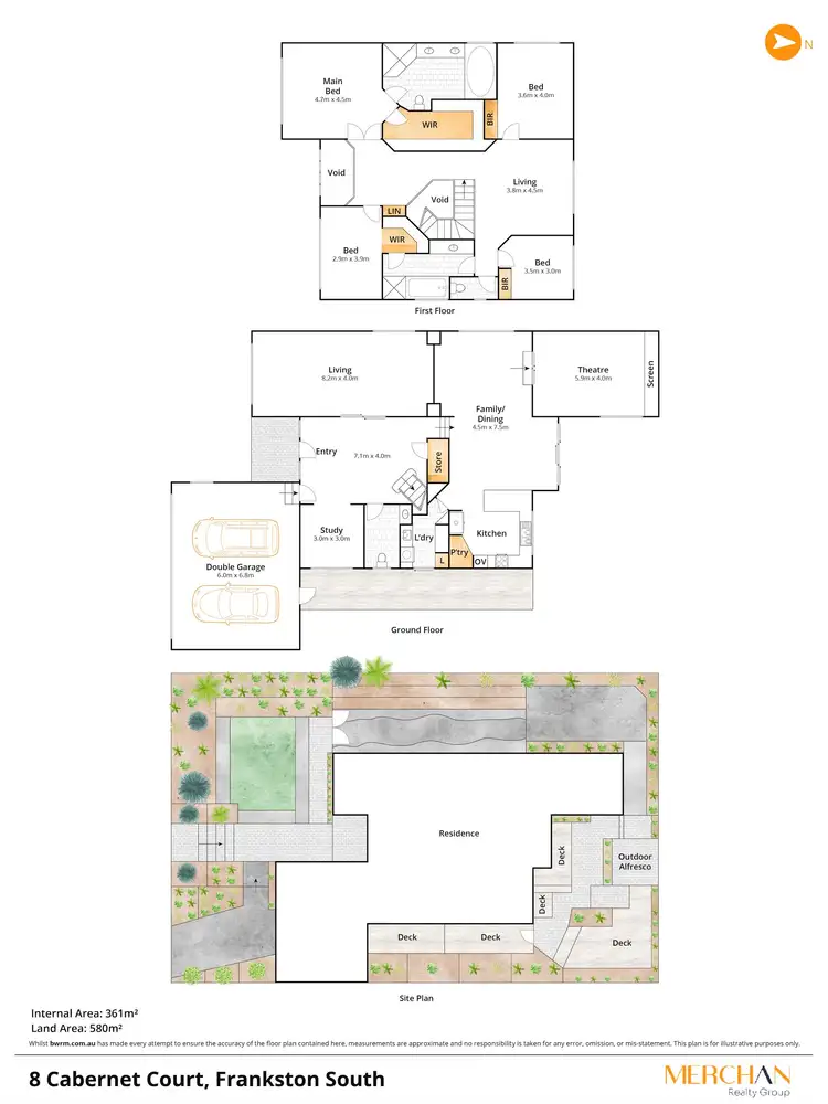 Floorplan of Homely house listing, 8 Cabernet Court, Frankston South VIC 3199