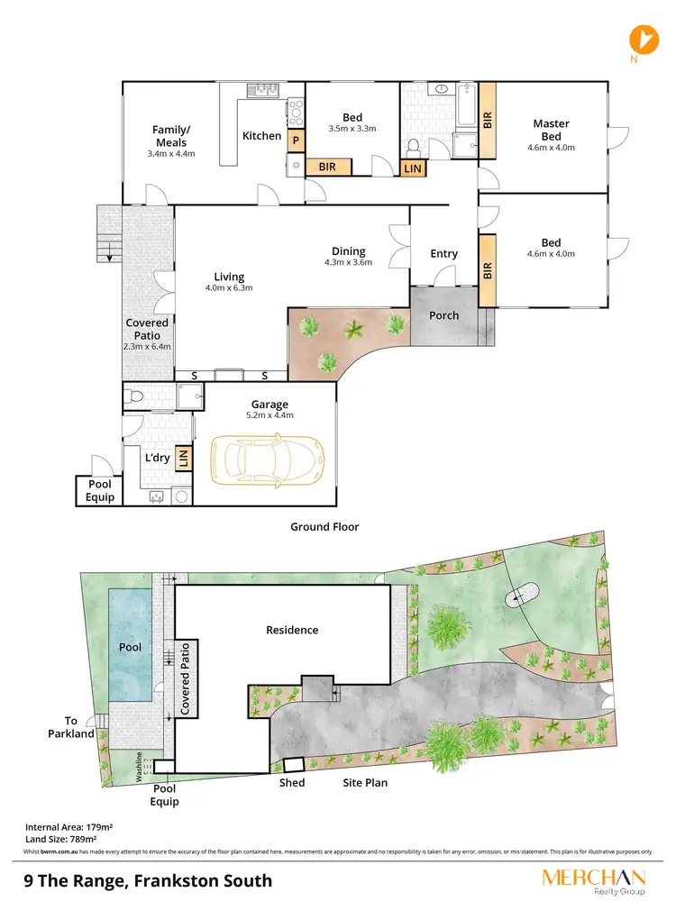 Floorplan of Homely house listing, 9 The Range, Frankston South VIC 3199