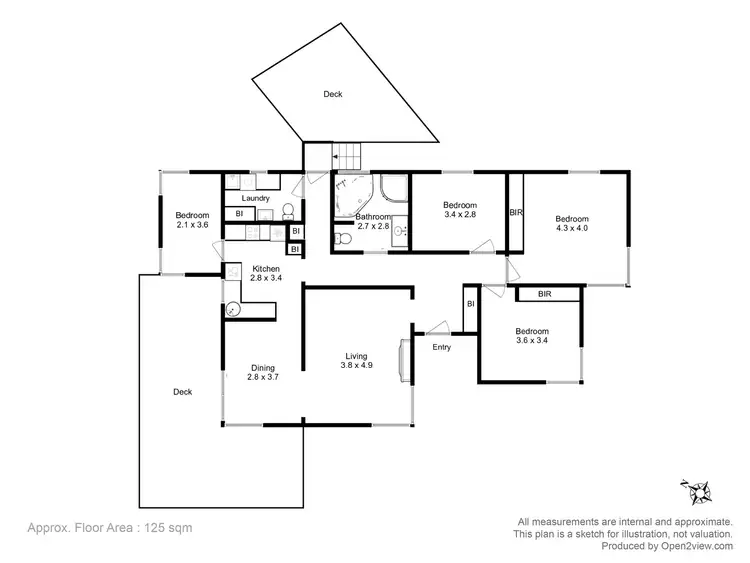 Floorplan of Homely house listing, 18 Ballawinnie Road, Lindisfarne TAS 7015
